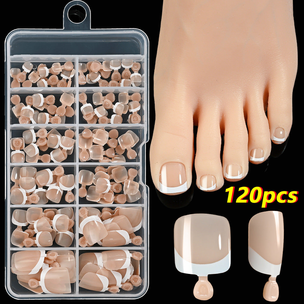 French Tip Press-On Nail Set