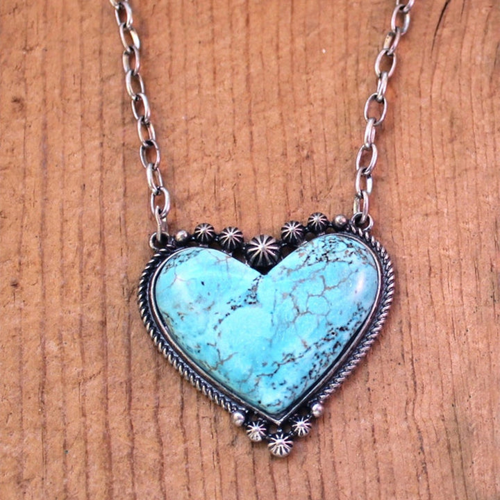 Artisan Heart-Shaped Pendant Necklace Kalsten