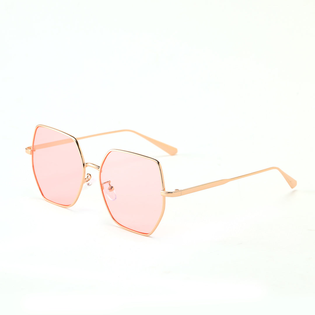 Women fashionable hexagonal sunglasses with UV protection Kalsten