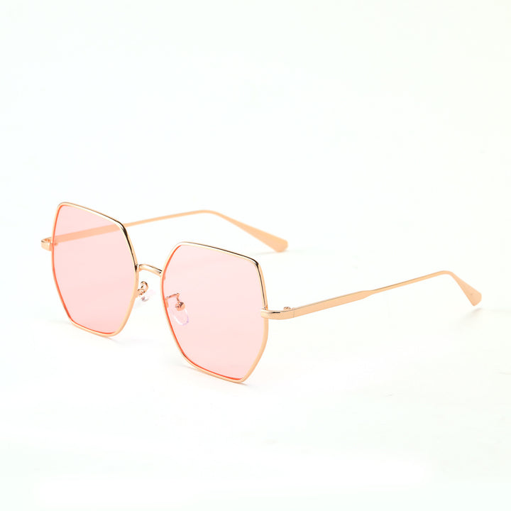 Women fashionable hexagonal sunglasses with UV protection Kalsten