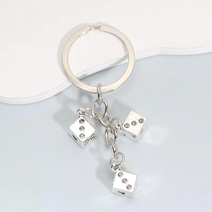 Dice-Inspired Charm Keychain Kalsten