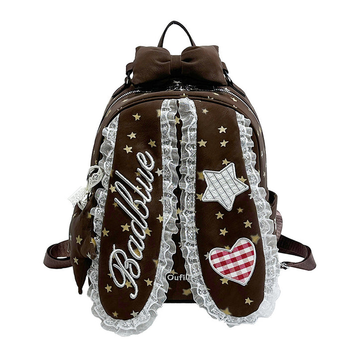 Decorative Bunny-Ear Mini Backpack Kalsten