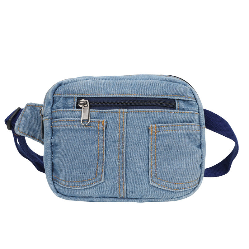 Compact Denim Crossbody Bag Kalsten