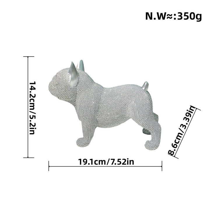 Decorative dog figure in modern design Kalsten