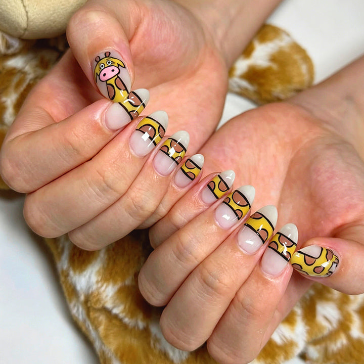 Creative Animal-Themed Press-On Nail Set kalsten