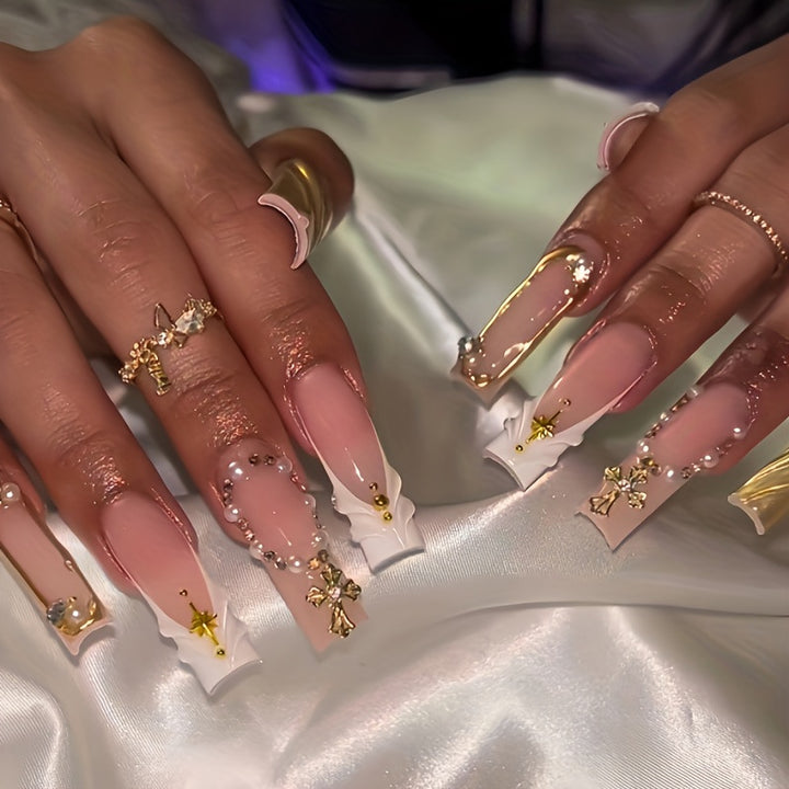 Luxury Embellished Press-On Nail Set Kalsten