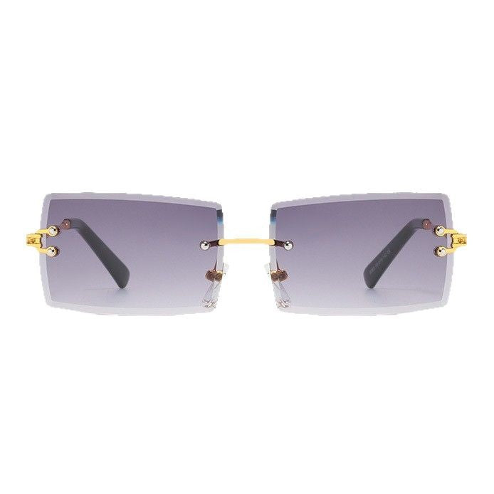 Ladies stylish square sunglasses with luxurious metal accents Kalsten