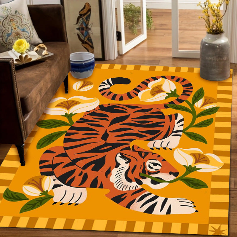 Artistic African Map Area Rug Kalsten