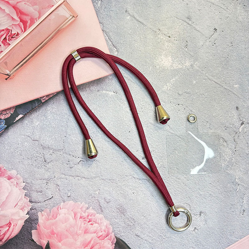 Adjustable Phone Lanyard with Quick-Release Mechanism Kalsten