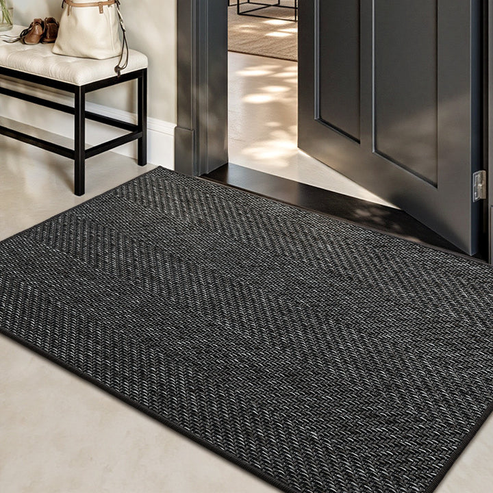 Textured Geometric Area Rug Kalsten