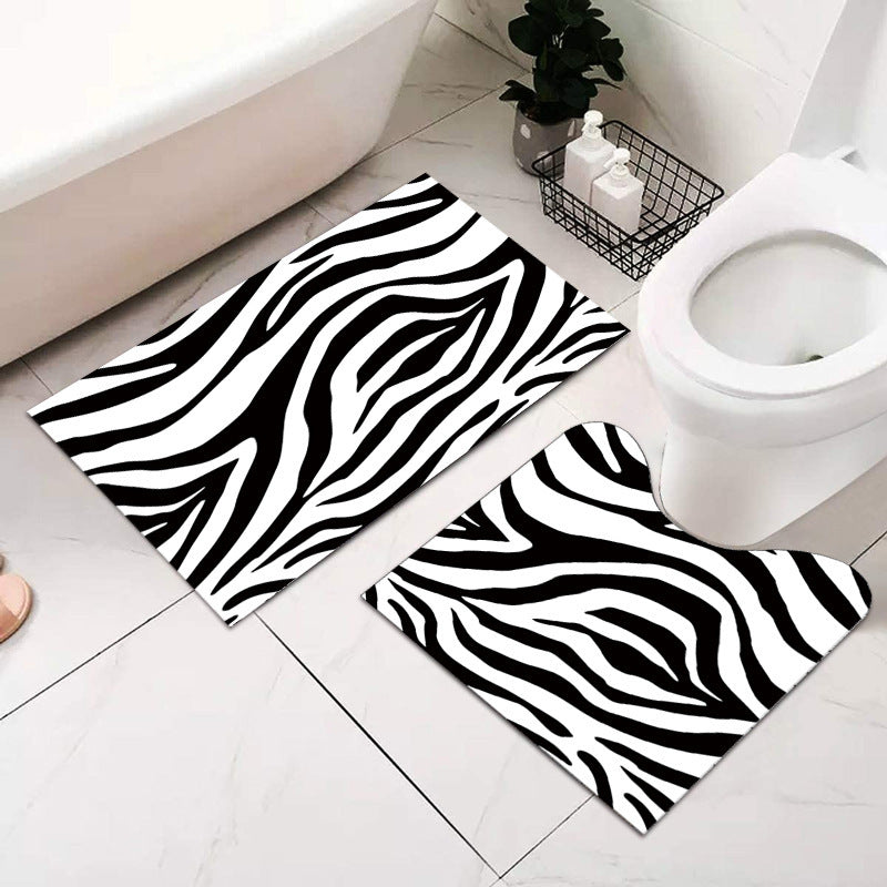 Soft Absorbent Bathroom Mat Set