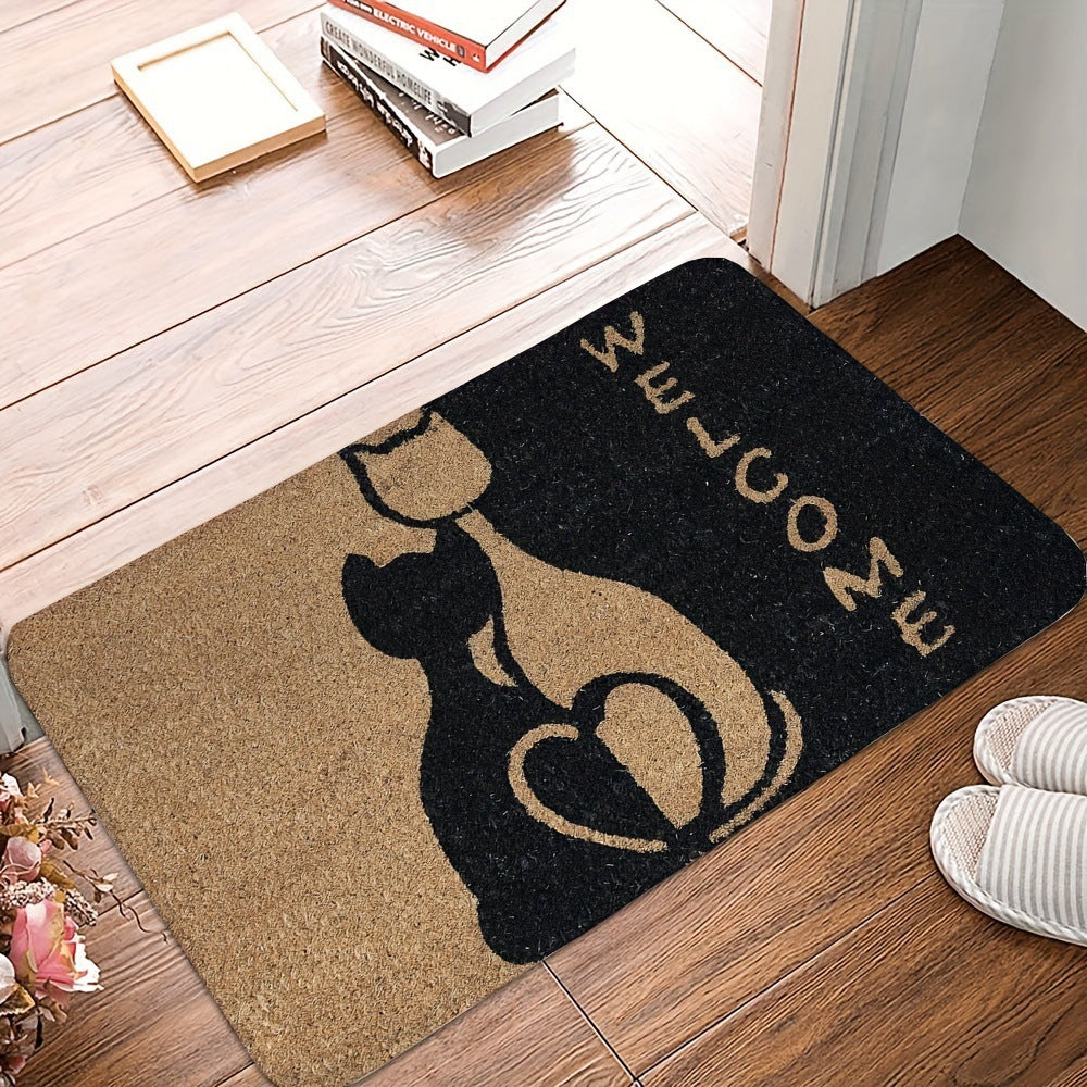 Cat-Themed Decorative Doormat Kalsten