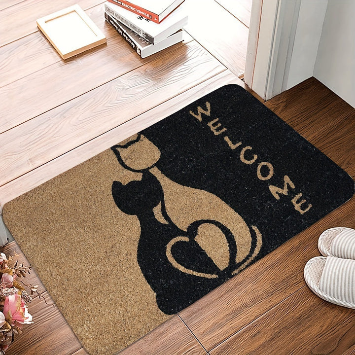 Cat-Themed Decorative Doormat Kalsten