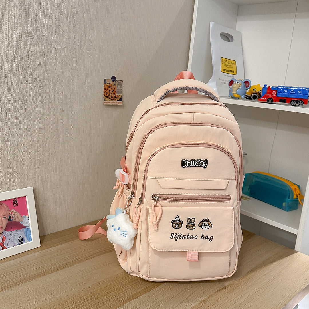 Cute Illustrated Character-Themed Backpack Kalsten