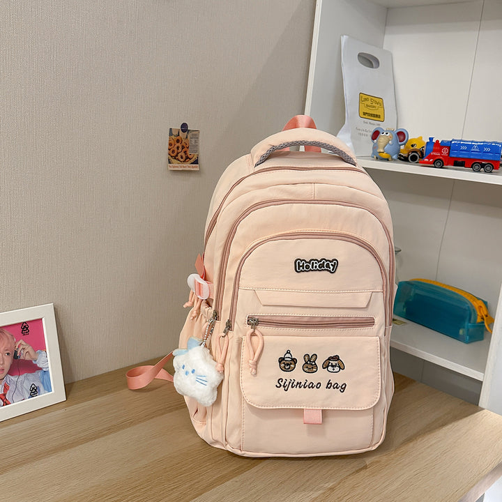 Cute Illustrated Character-Themed Backpack Kalsten