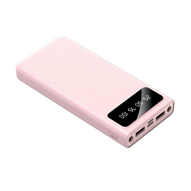 Portable power bank with intelligent LCD charge level indicator and dual USB ports Kalsten