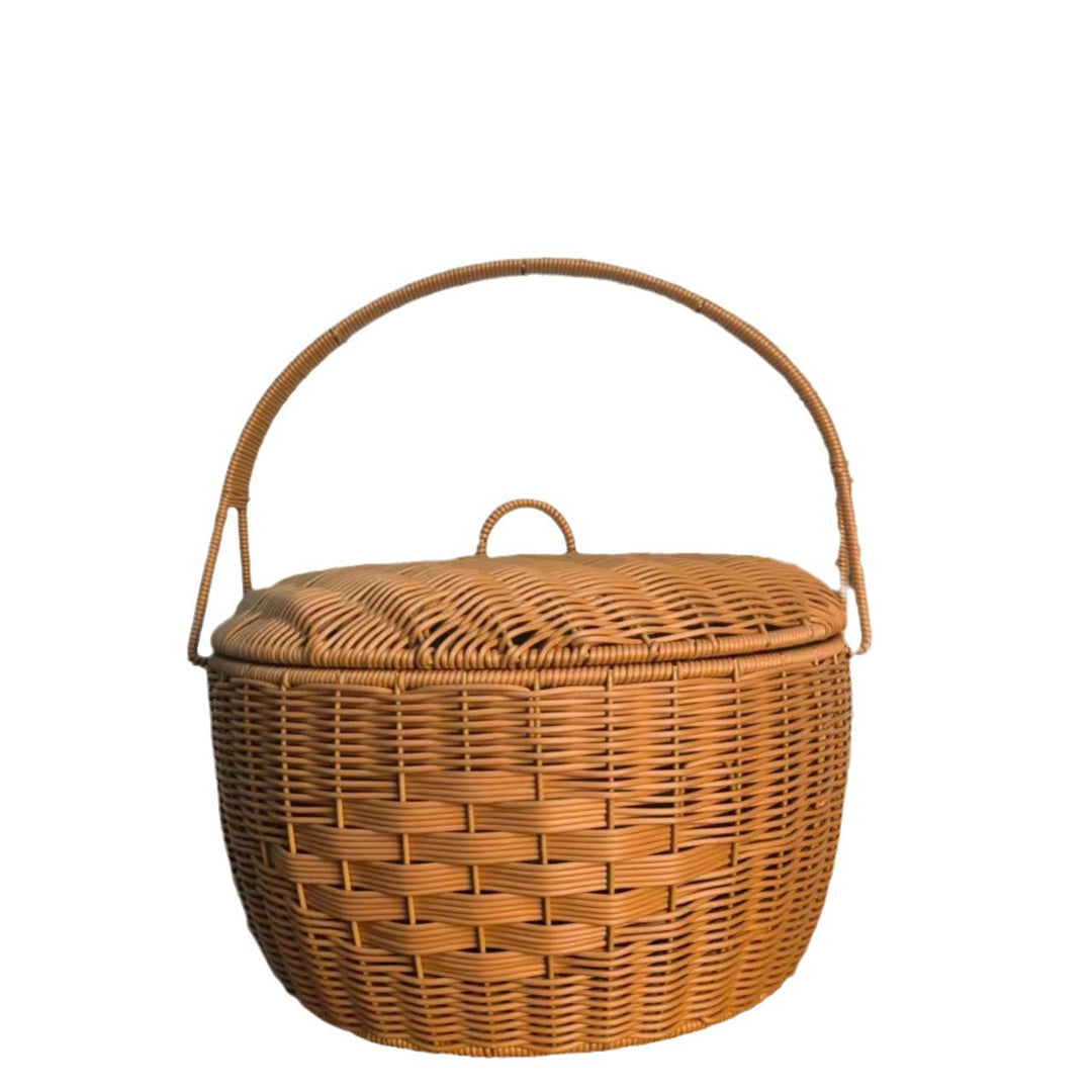 Handcrafted Woven Picnic Basket Kalsten