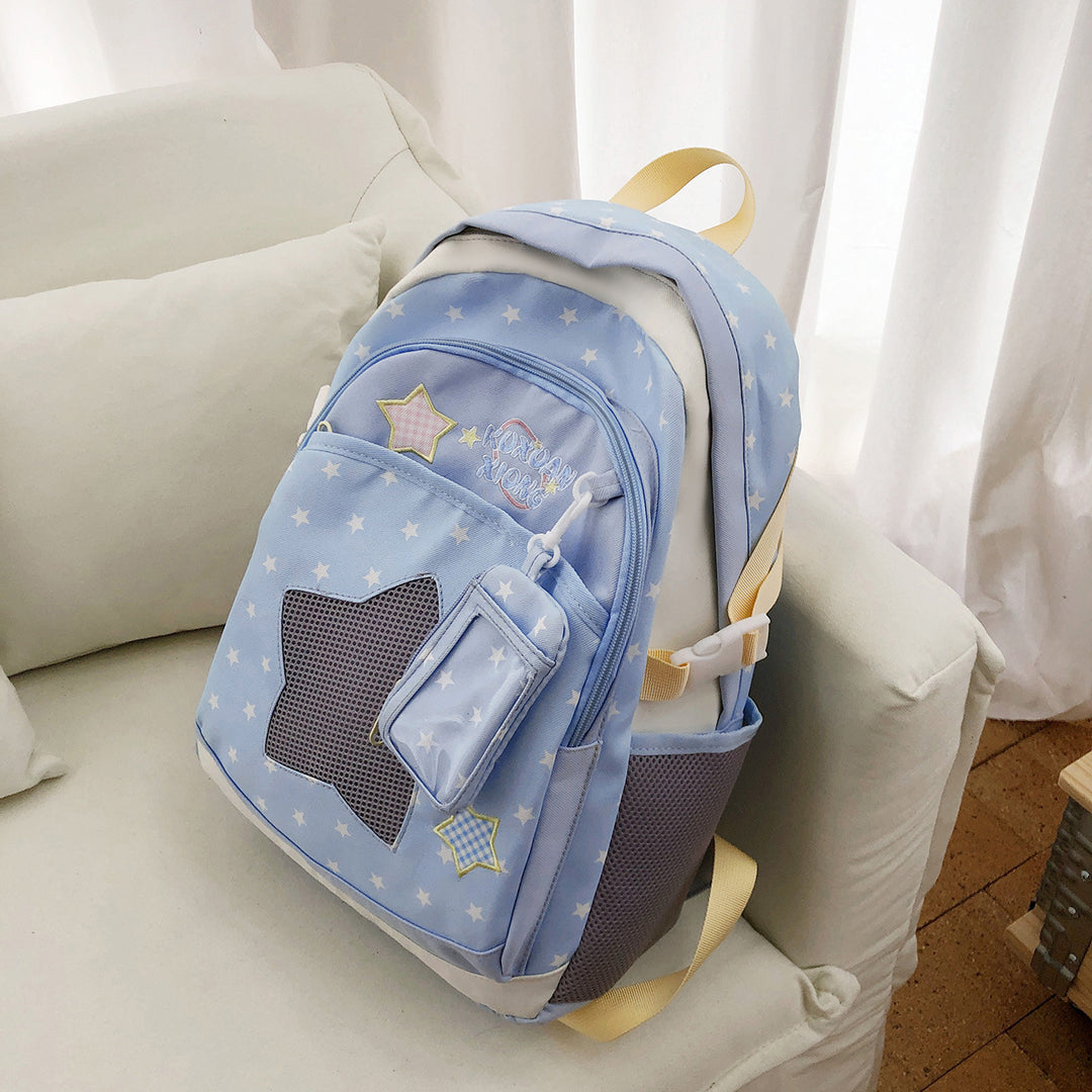 Cute Star-Print Backpack Kalsten
