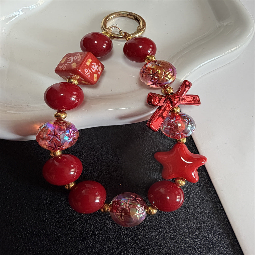 Decorative Beaded Charm Jewelry Holder Kalsten