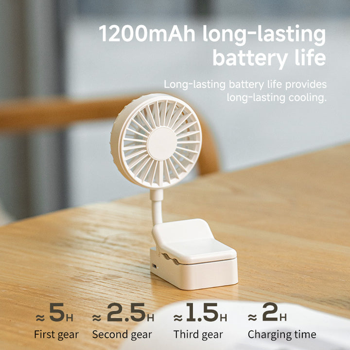 Unisex Portable Handheld Rechargeable Fan Kalsten