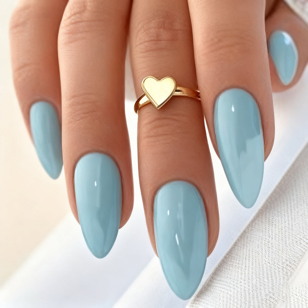 Elegant Glossy Stiletto Nail Enhancements Kalsten