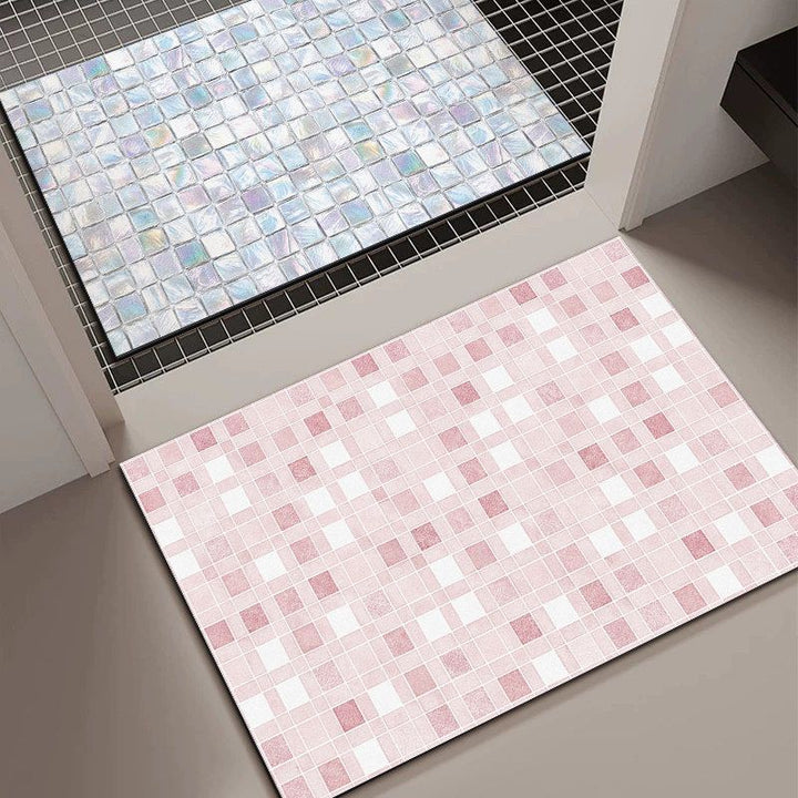 Mosaic Pattern Bath Mat Kalsten