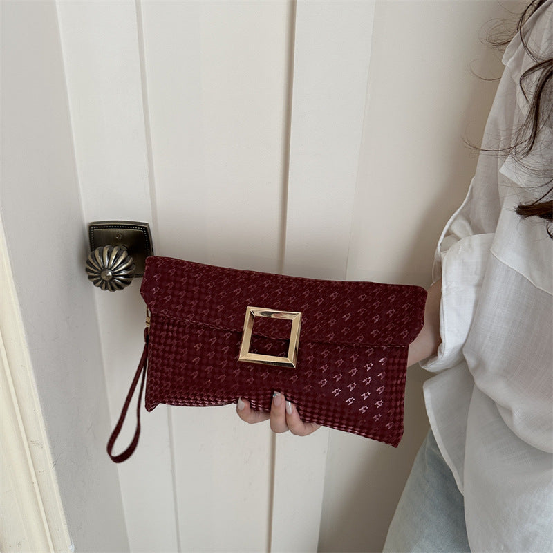 Elegant Textured Clutch Bag