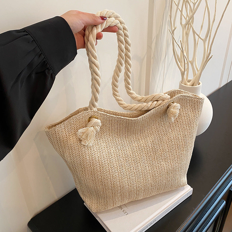 Chic Handwoven Beach Tote Bag Kalsten
