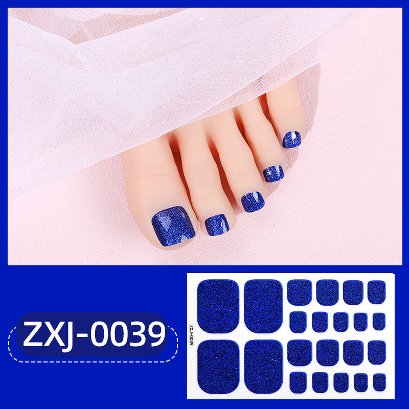 Glittery Toe Nail Wraps  1790954463