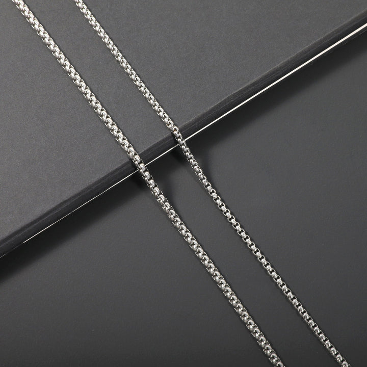 Sleek Stainless Steel Chain Necklace Kalsten