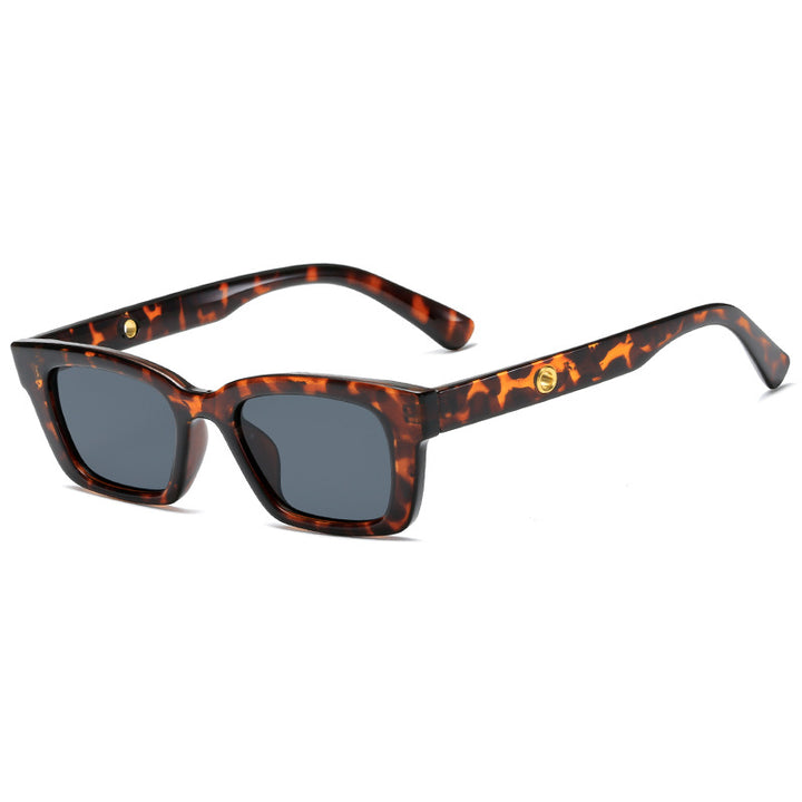 Women's trendy square sunglasses in vintage style Kalsten