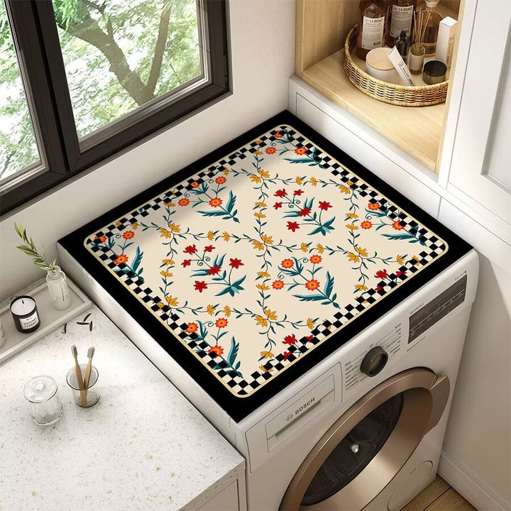 Floral Patterned Laundry Room Top Cover Kalsten