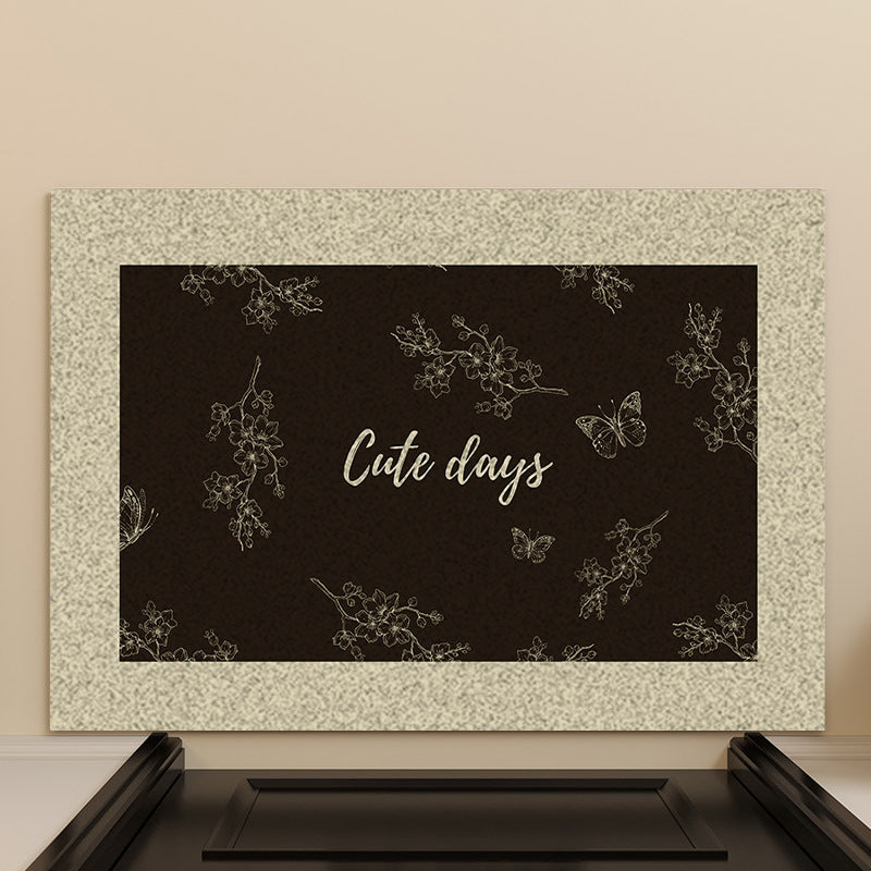 Elegant Textured Welcome Mat