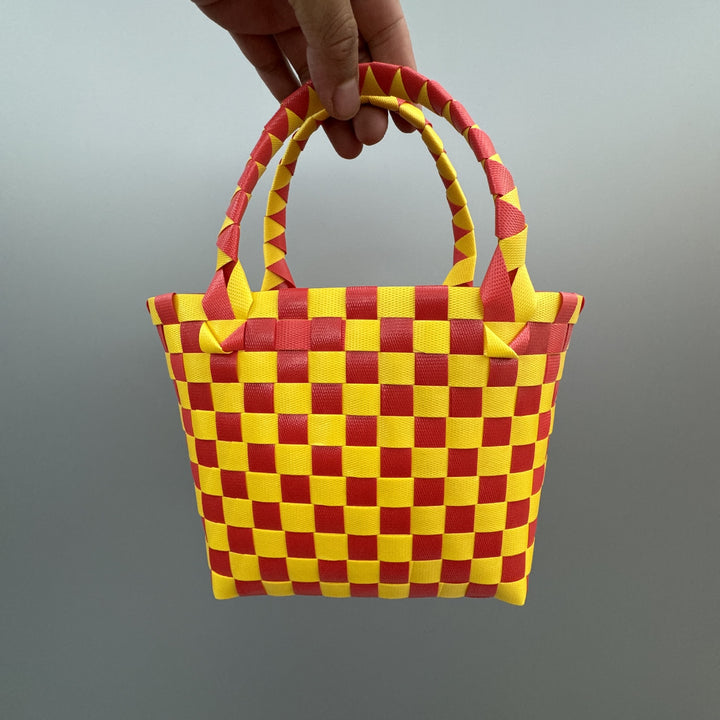 Playful and Colorful Basket Bag Kalsten