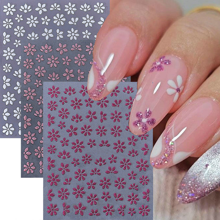 Floral Nail Art Sticker Sheet