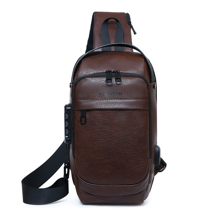 Versatile Leather Crossbody Sling Bag Kalsten