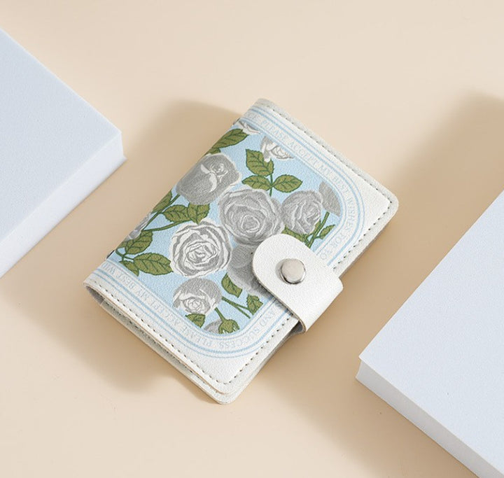 Floral Print Zippered Wallet Kalsten