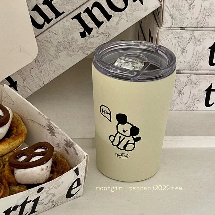Women's insulated cup with cute dog design Kalsten