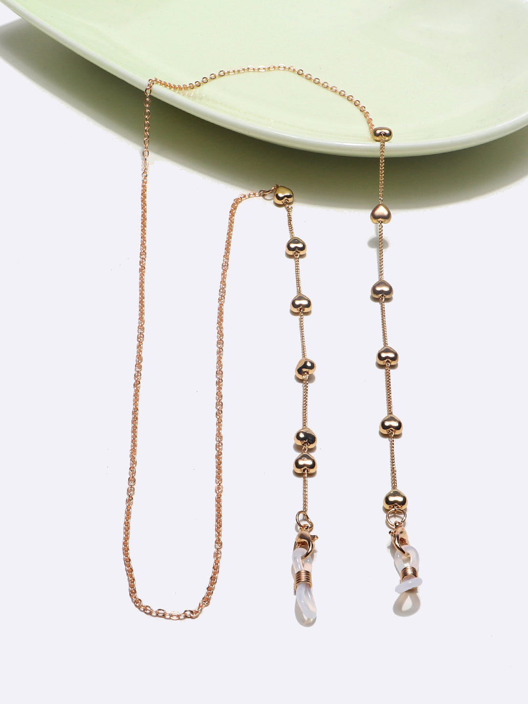 Heart-Embellished Eyewear Chain Kalsten