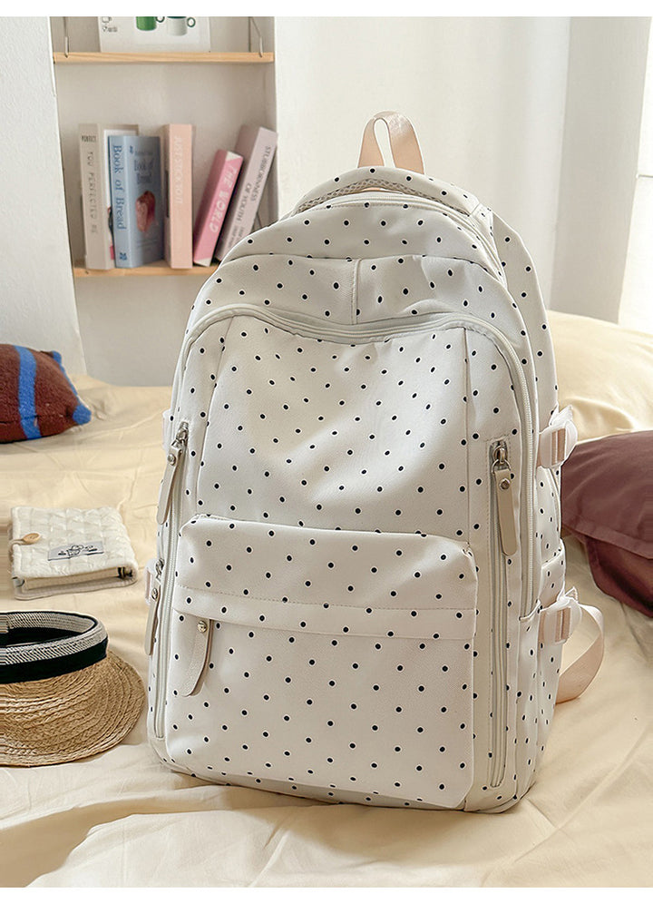 Stylish Polka Dot Pattern Backpack Kalsten