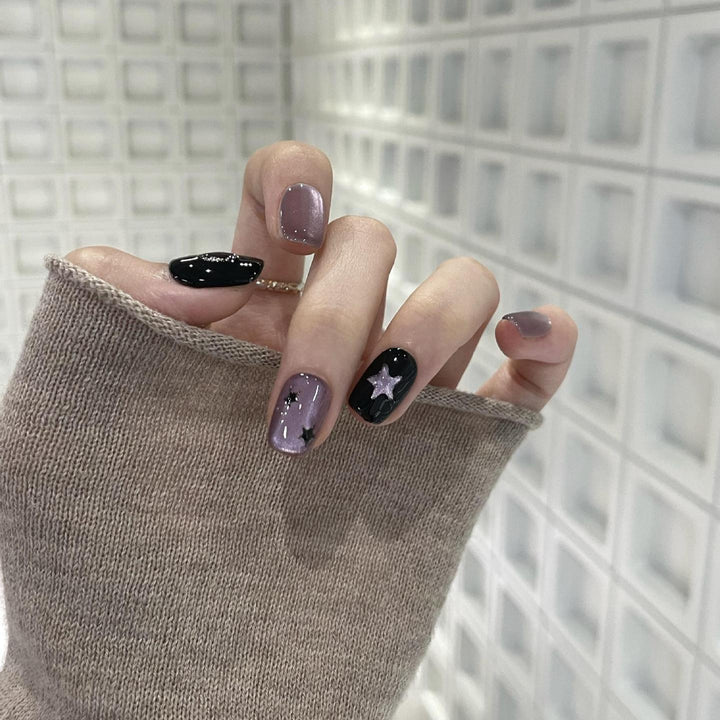 Stylish Star Design Artificial Nails Kalsten