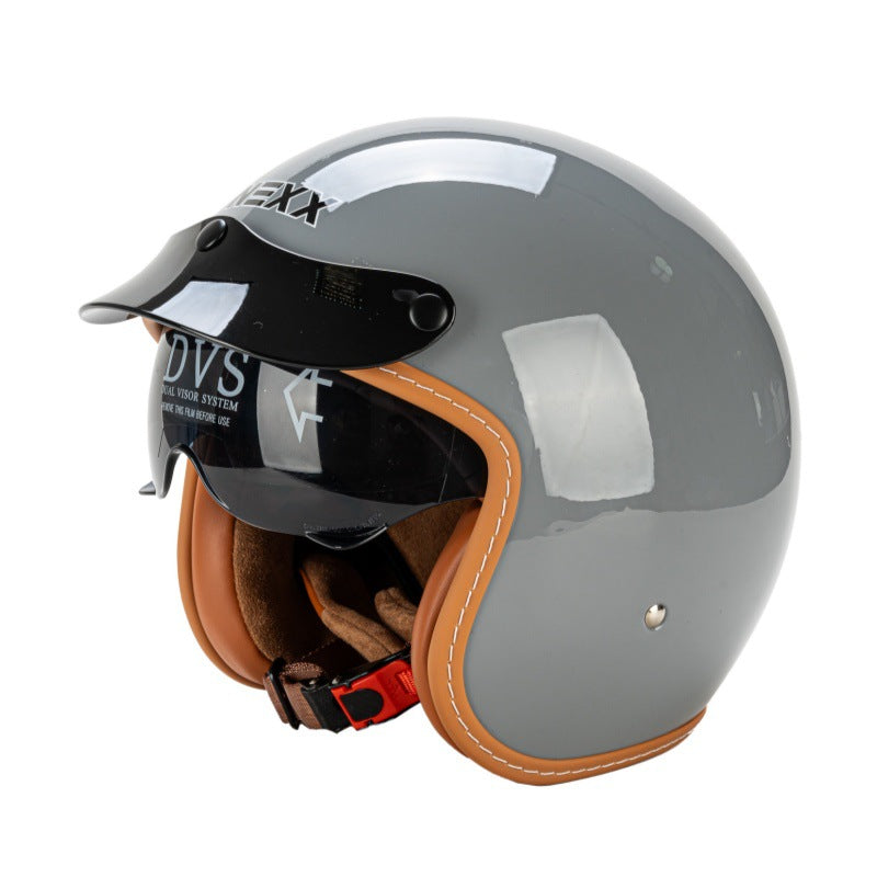 Classic Open-Face Motorcycle Helmet Kalsten