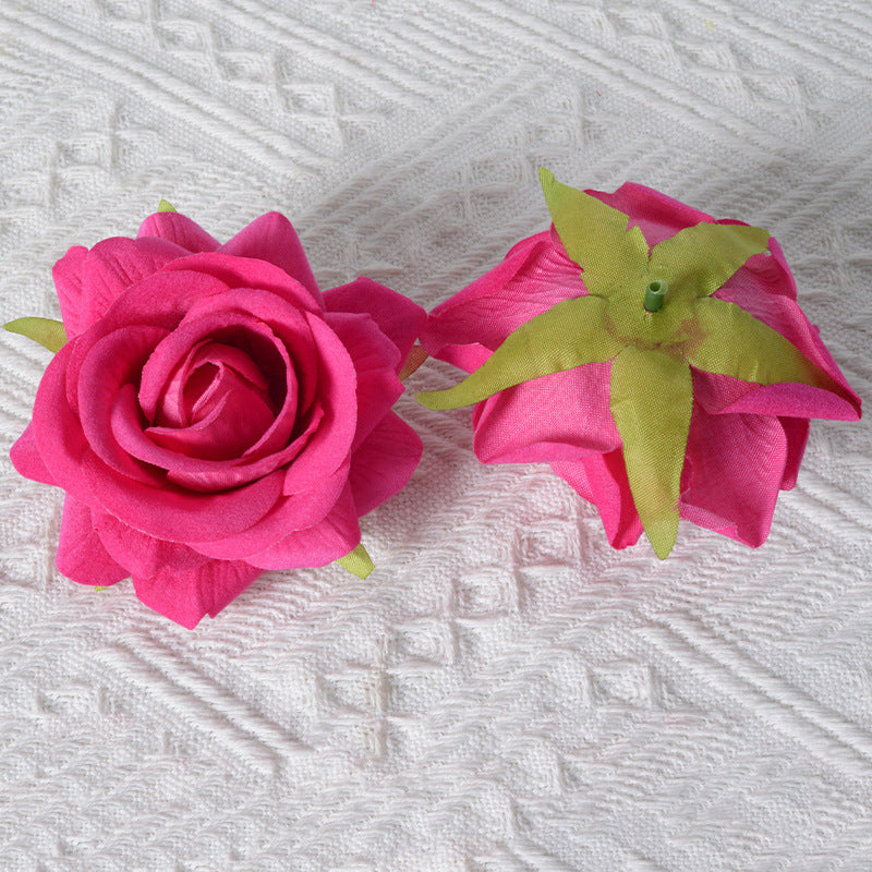 Elegant Fabric Rose Hair Clip