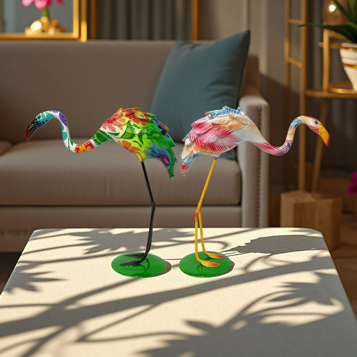 Artistically designed Flamingo sculpture Kalsten