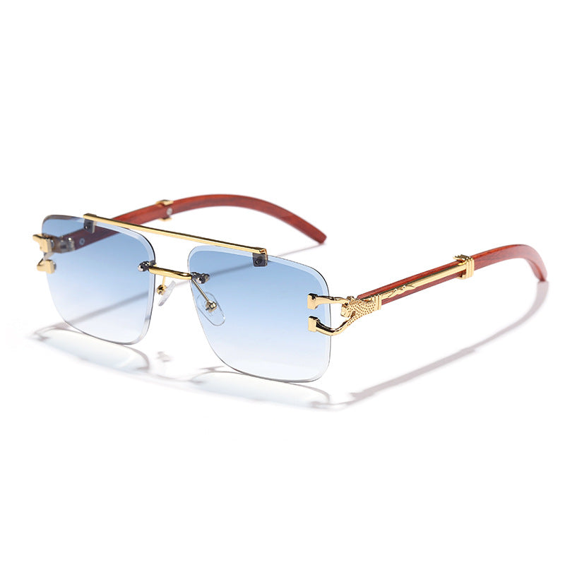 Women's stylish square sunglasses with luxurious metal frame Kalsten