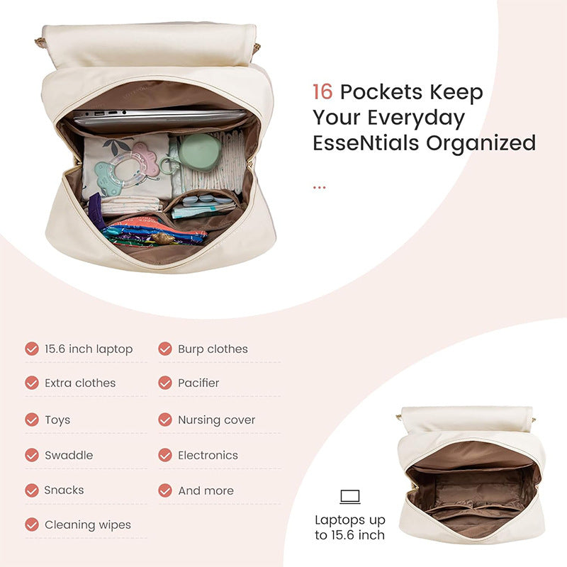 Multifunctional Quilted Backpack Kalsten