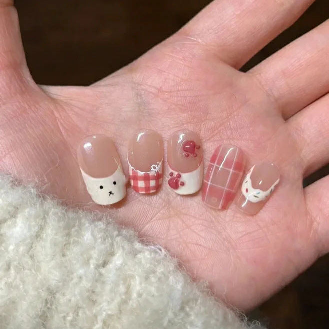 Cute Character-Inspired Press-On Nail Set Kalsten