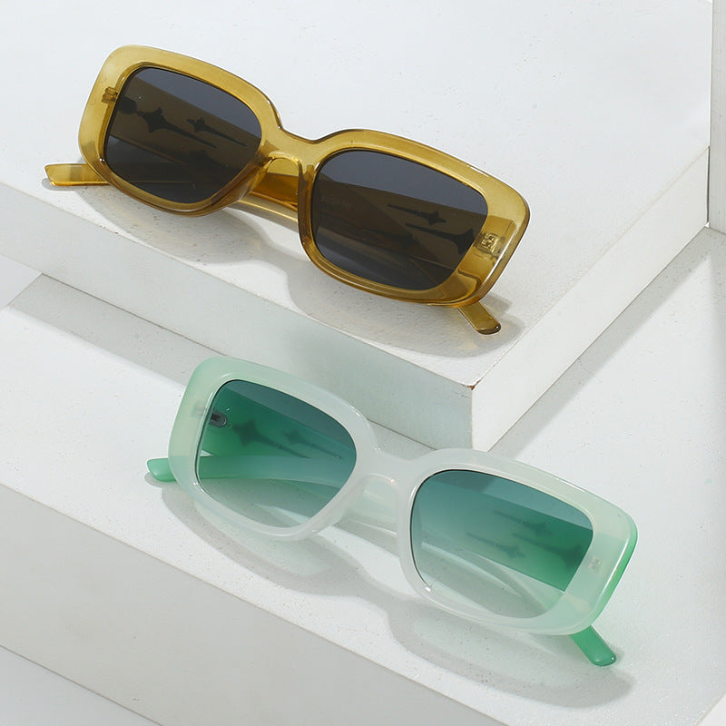 Modern Minimalist Square Frame Sunglasses Kalsten