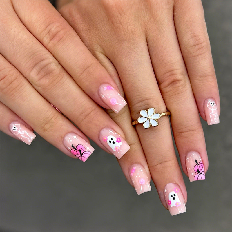 Playful Themed Press-On Nail Set Kalsten