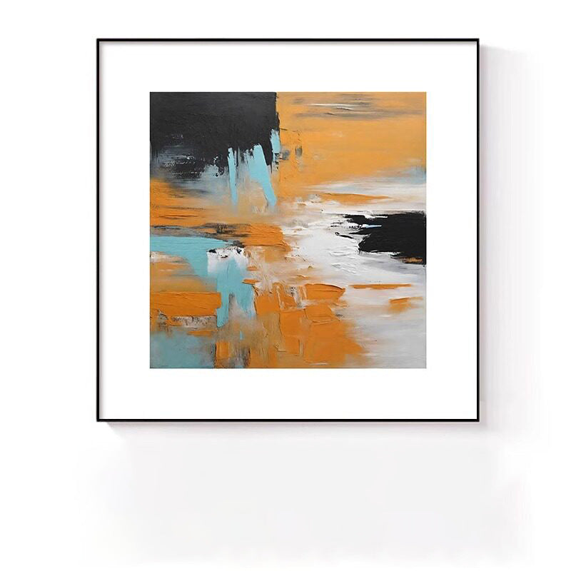 Abstract Expressionist Canvas Artwork for Walls